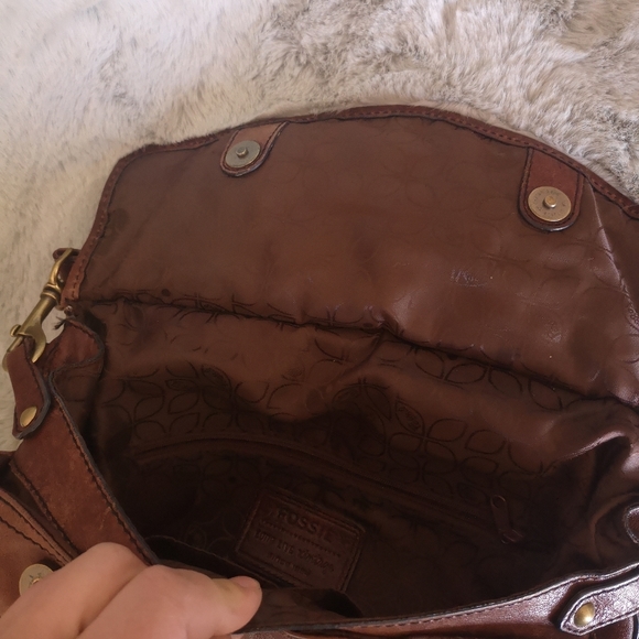 fossil leather crossbody bag - Picture 12 of 14